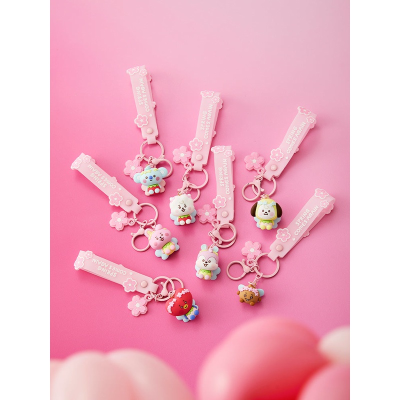 BT21 Baby Spring Fairy Figurine Keyring