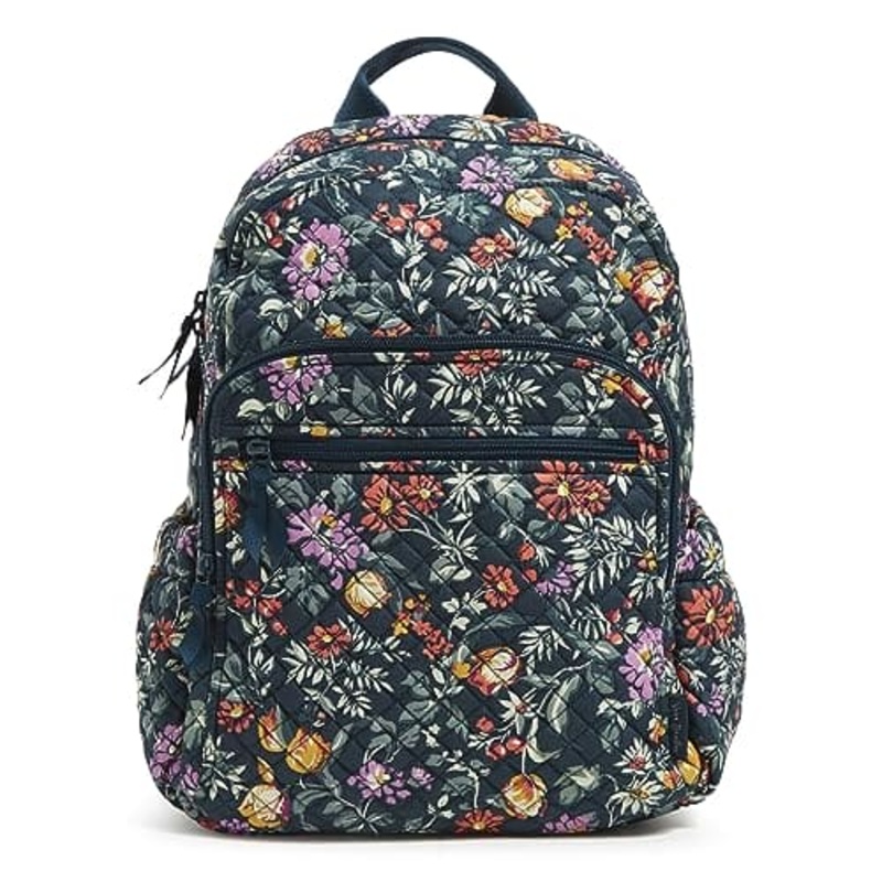 Campus Backpack - Fresh Cut Floral Green