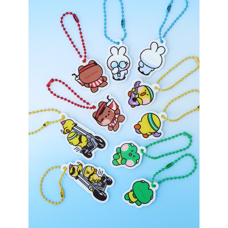 LINE FRIENDS minini World Acrylic Random Keyring