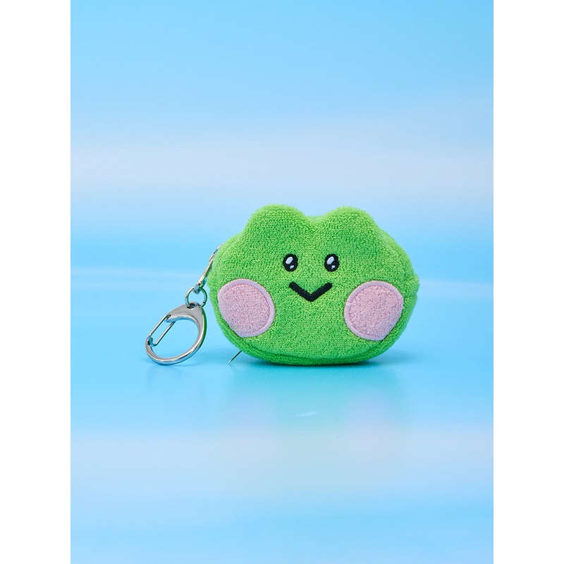 LINE FRIENDS minini World lenini Face Pouch Keyring