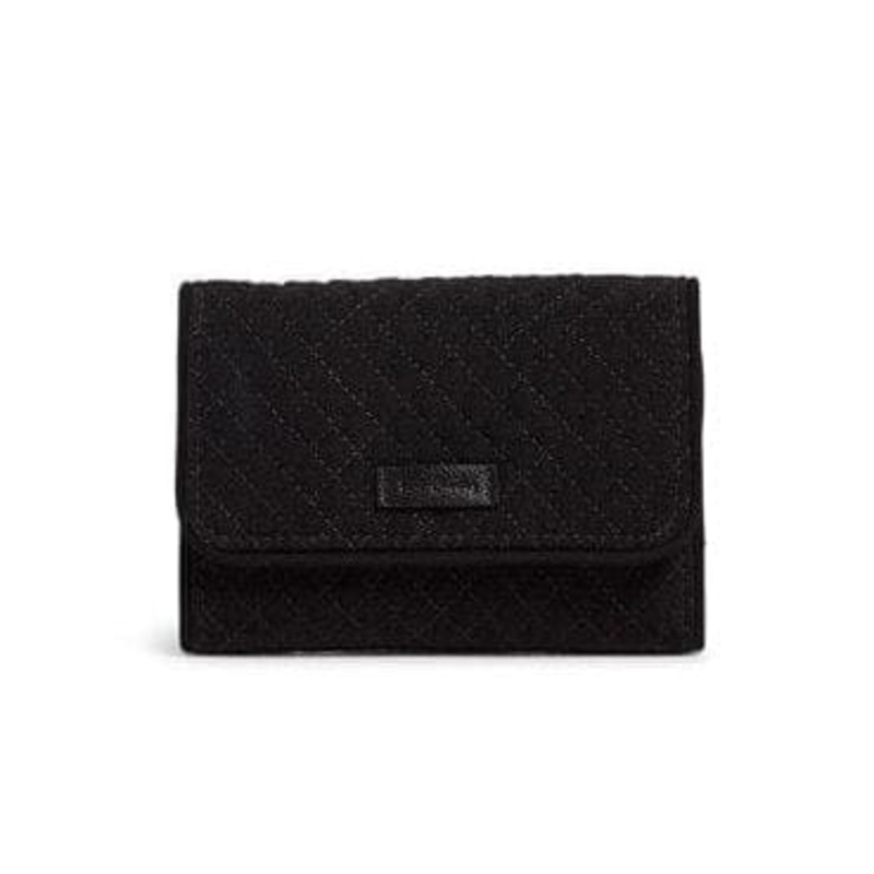 RFID Riley Compact Wallet - Classic Black