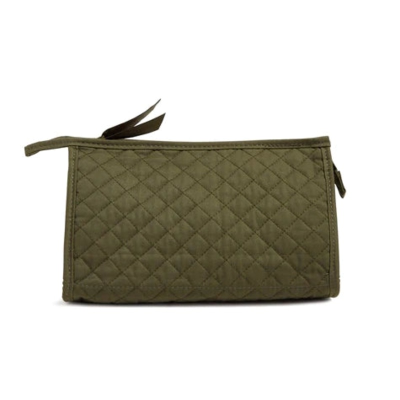 Trapeze Cosmetic Makeup Organizer Bag - Climbing Ivy Green