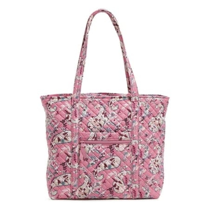 Vera Tote Bag - Botanical Paisley Pink