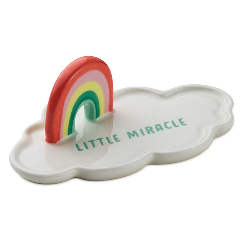Little Miracle Rainbow and Cloud Nursery Decor