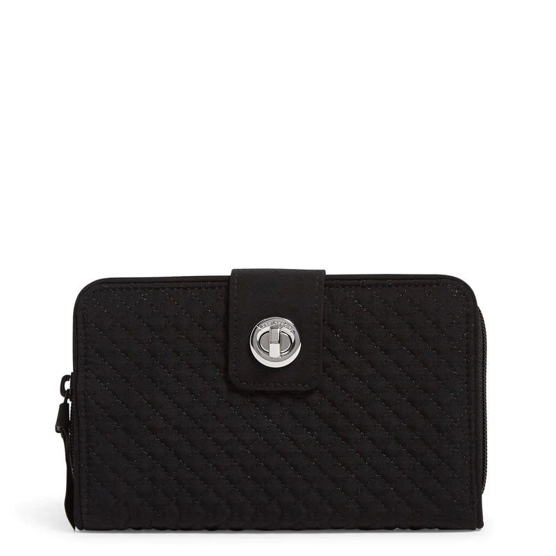 RFID Turnlock Wallet - Classic Black