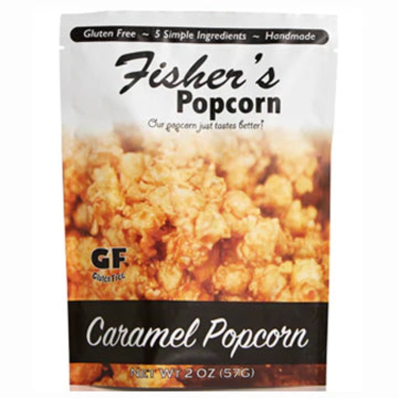 Fisher's Caramel Popcorn - 2oz Pouch