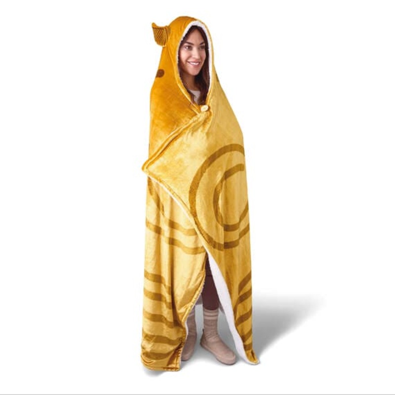 Harry Potter Golden Snitch Hooded Blanket, 70x50