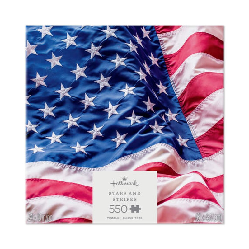 HStars and Stripes 550-Piece Jigsaw Puzzle