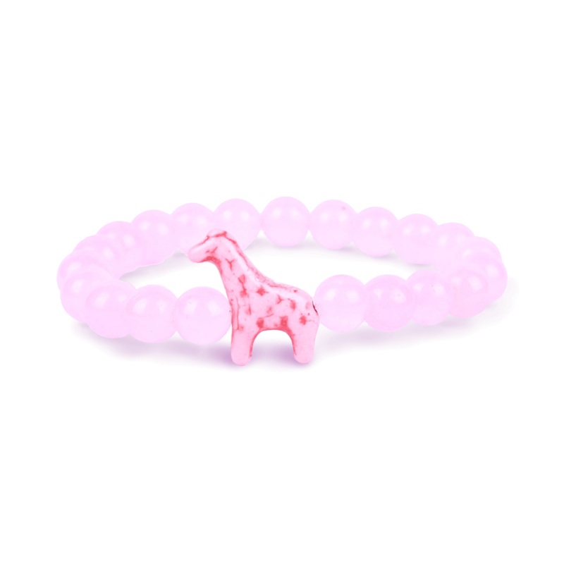 The Trek Giraffe Bracelet - Kenya Orchid Pink