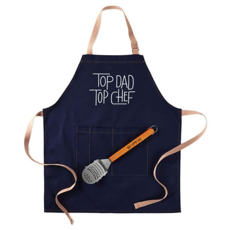 Top Dad Father's Day Apron and Spatula Set