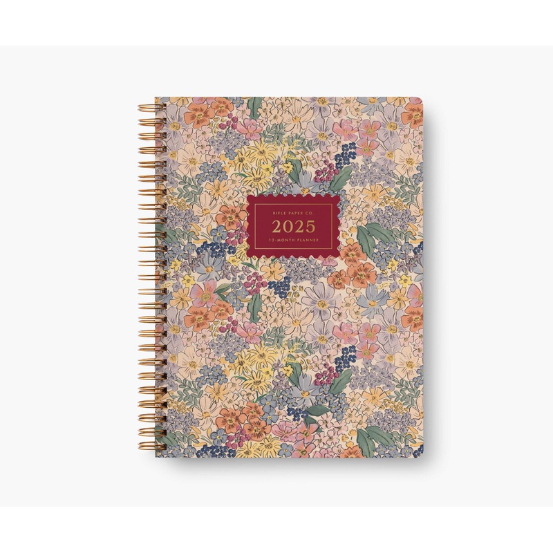 12-Month Softcover Spiral Planner - Mimi 2025