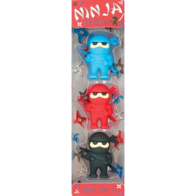 Ninja Puzzle Erasers Set