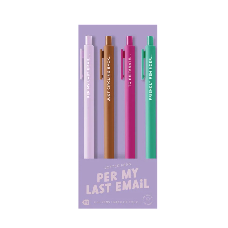 4-pack Jotter Set - Per My Last Email