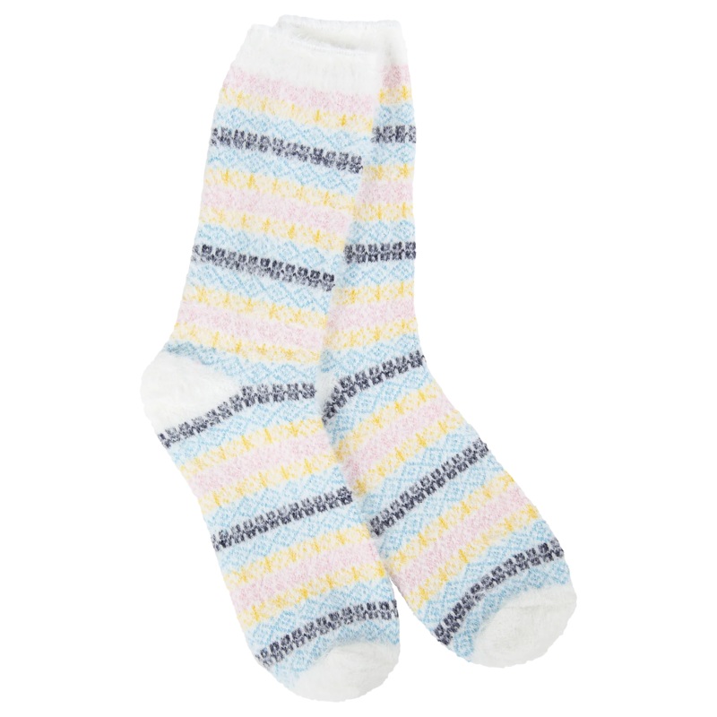 Feather Multi Stripe Crew- Wonderland