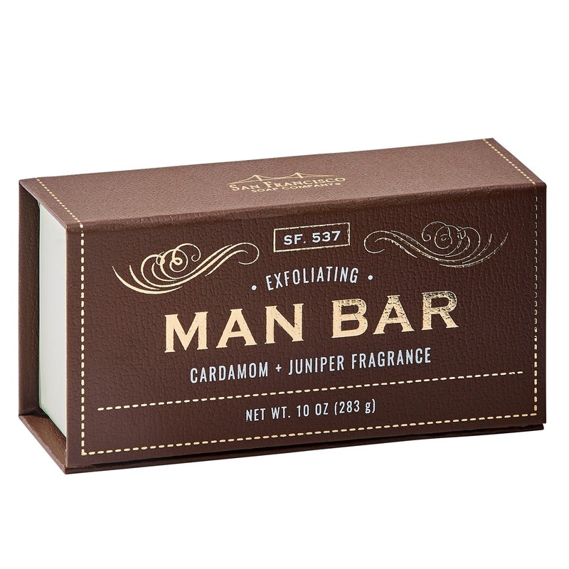 Man Bar Soap - Exfoliating Cardamom & Juniper 10 oz