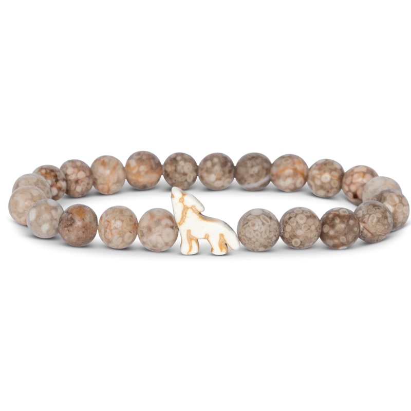 The Scout Wolf Bracelet - Moon