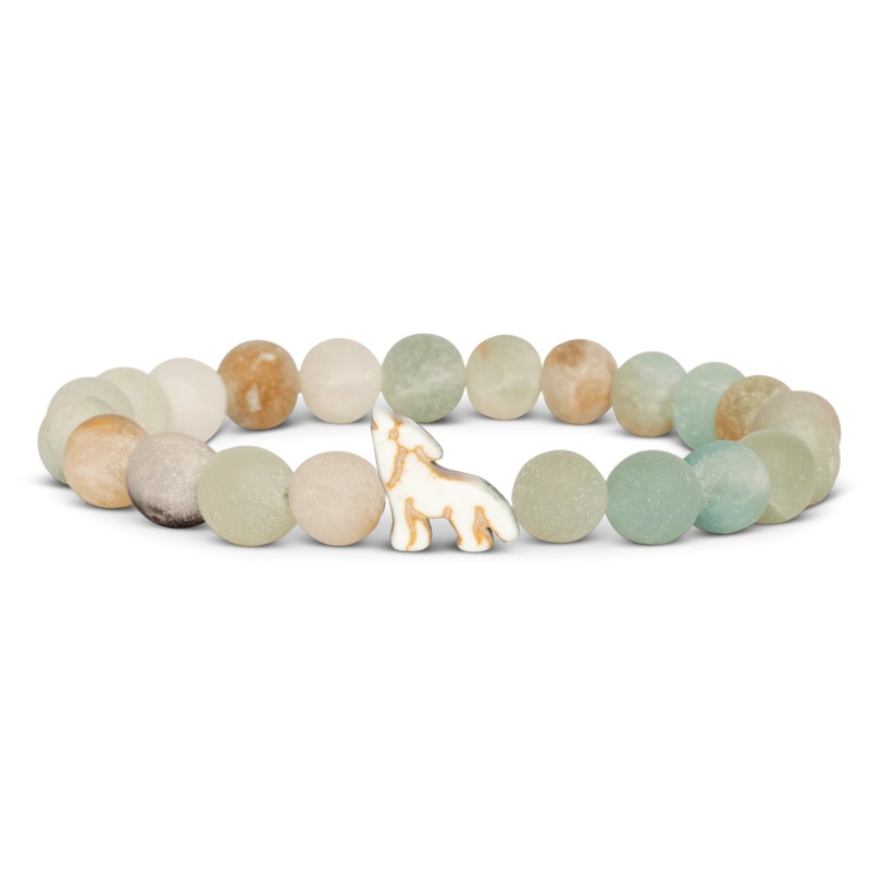 The Scout Wolf Bracelet - Sky Stone