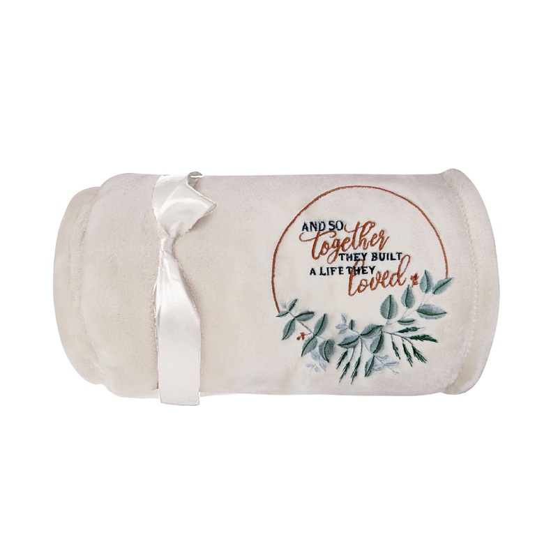 And So Together Fleece Blanket 50 x 60