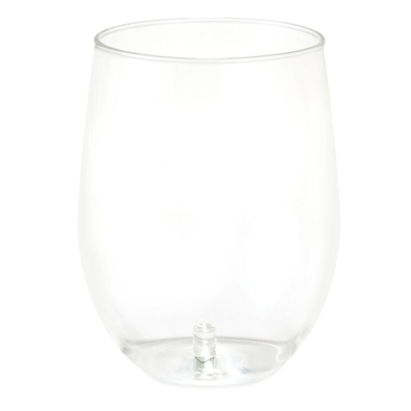 Charmers Plastic Stemless Contour Glass, 19.5 oz.