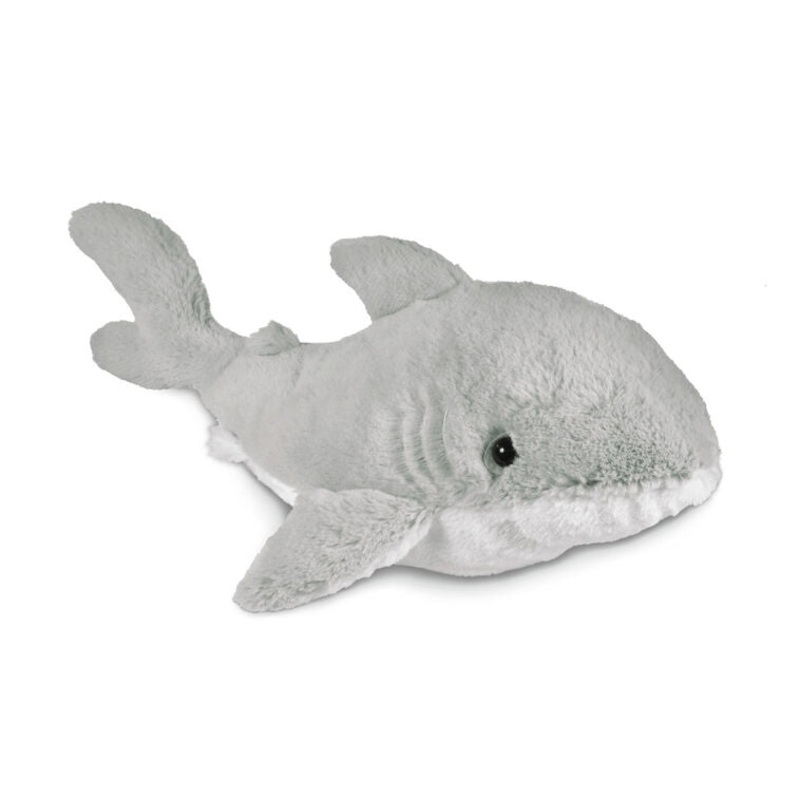 Gray Shark Plush, 13" L