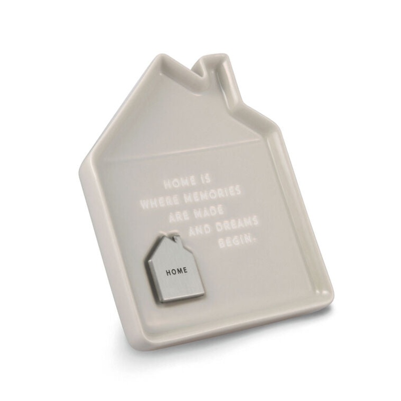 House-Shaped Trinket Dish With Token