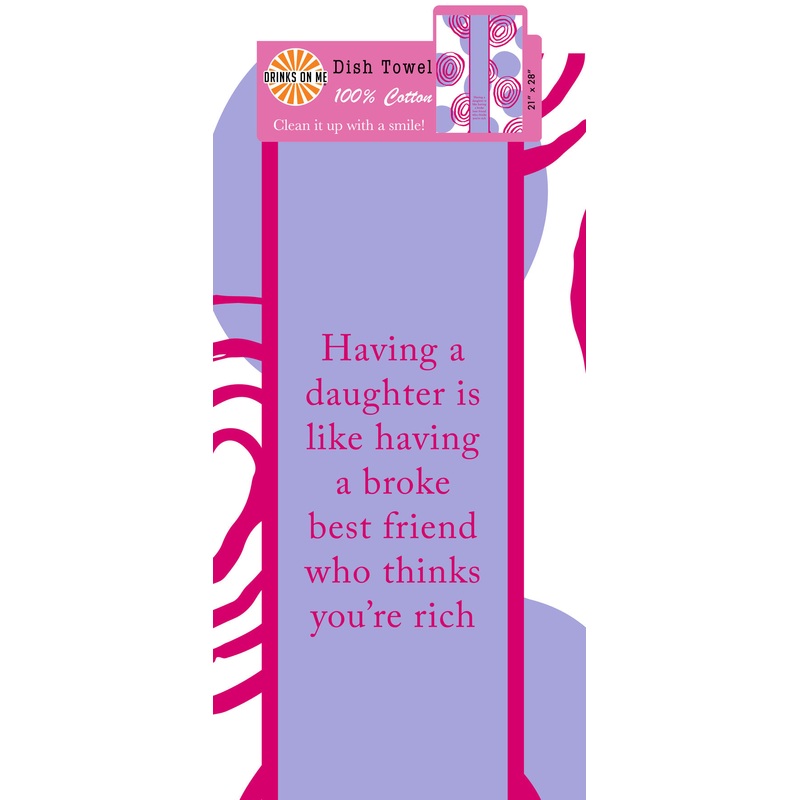 Broke best friend Dish Towel