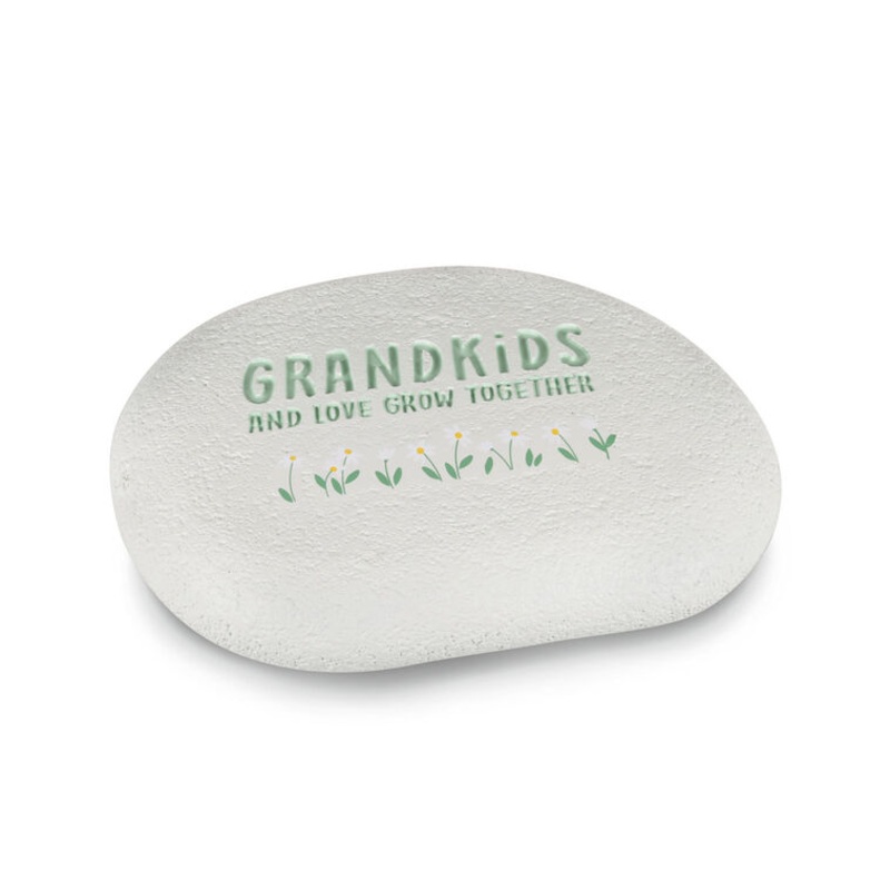 Grandkids and Love Garden Stone