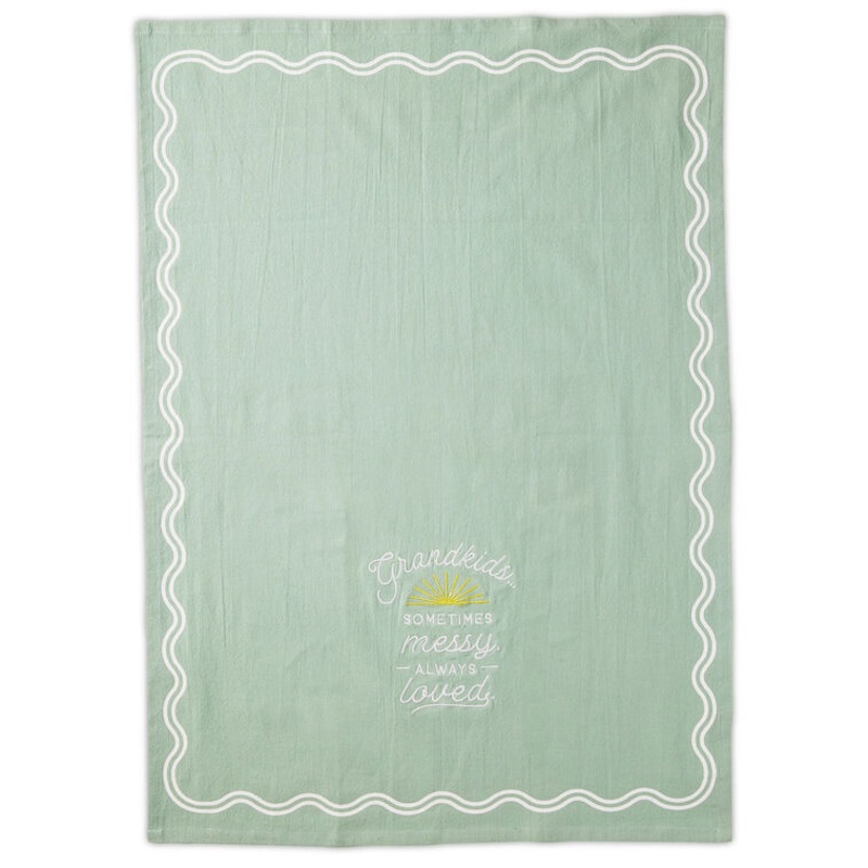 Grandkids Messy and Loved Tea Towel, 18x26