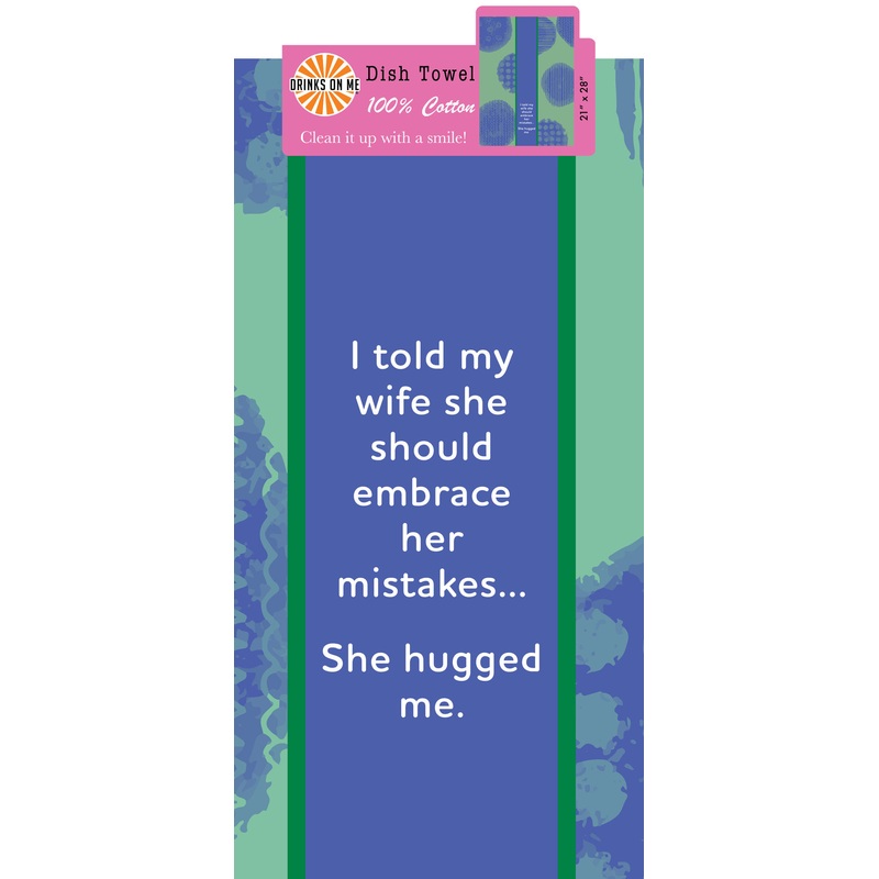 Hugged Me Dish Towel