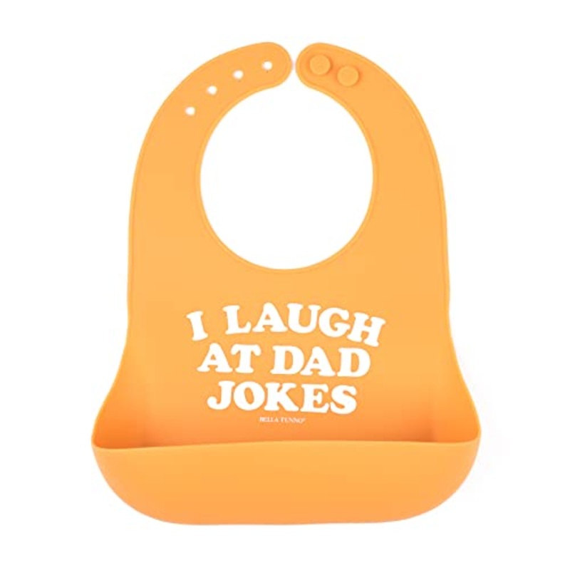 I Laugh at Dad Jokes Wonder Bib