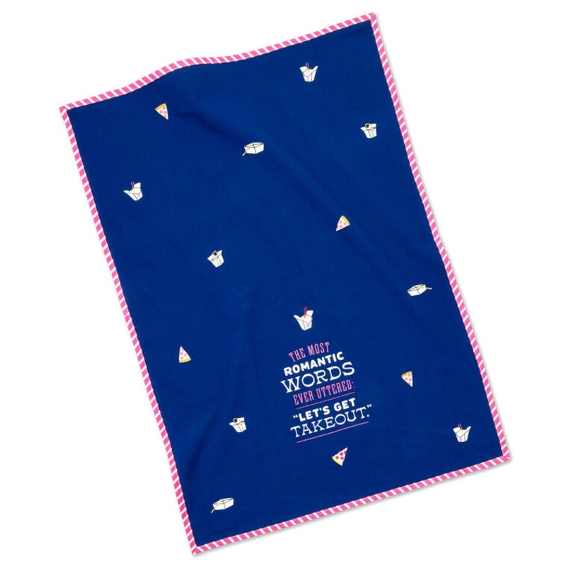 Let's Get Takeout Tea Towel, 18x26