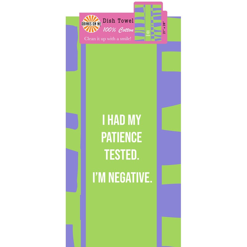 Negative Dish Towel