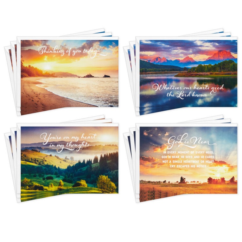 Beautiful Views Boxed Religious Encouragement Cards Assortment, Pack of 12