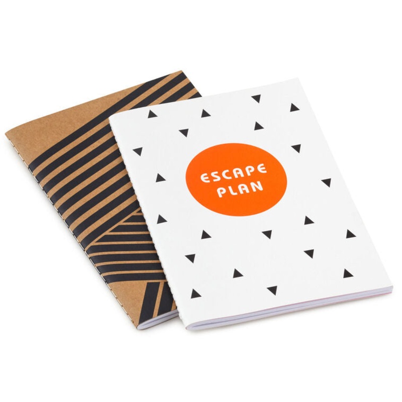 Escape Plan Notebooks, Set of 2