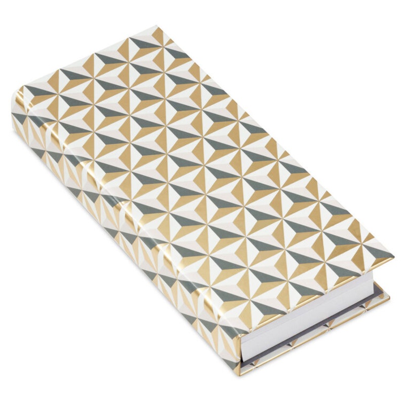 Blush, Pink and Gray Geometric Folio and Memo Pad Set