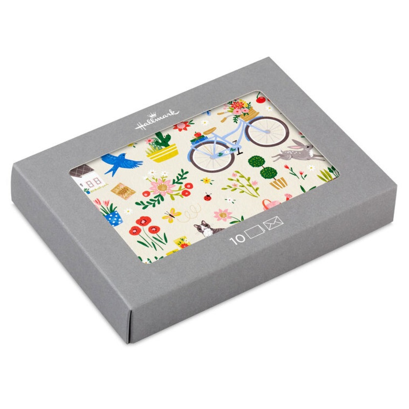 Garden Charm Blank Notes, Pack of 10