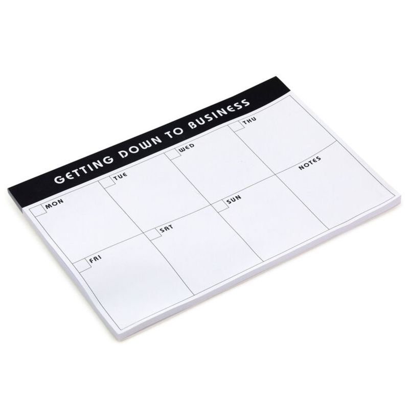 Getting Down to Business Large Memo Pad