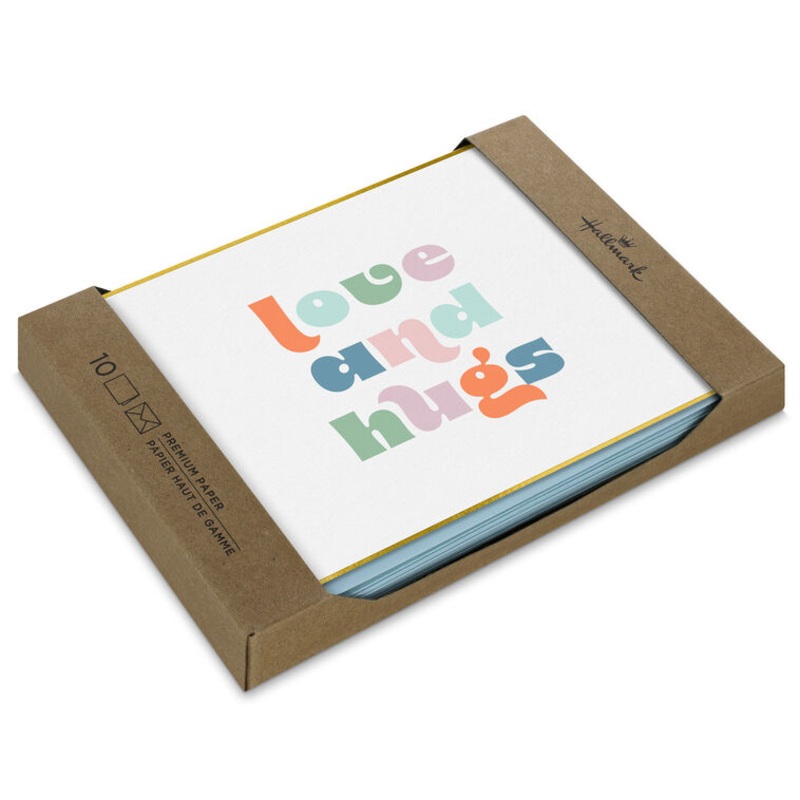 Love and Hugs Blank Notes, Pack of 10