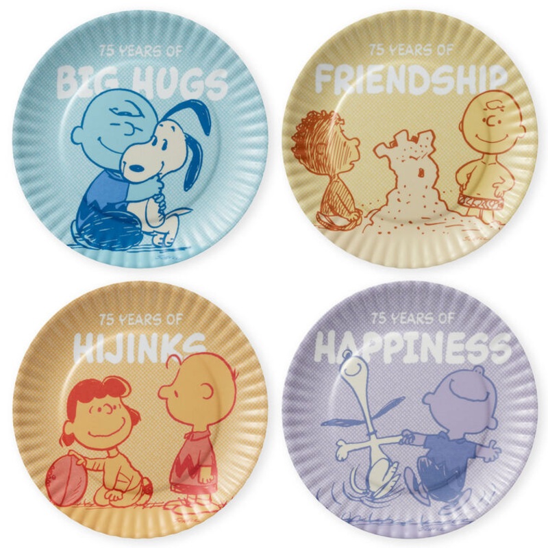 Peanuts 75th Anniversary Appetizer Plate Set