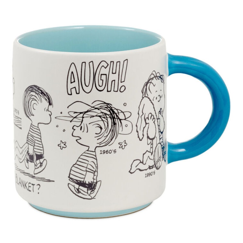 Peanuts 75th Anniversary Linus Through the Decades Mug, 17.5 oz.