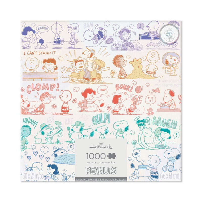 Peanuts 75th Anniversary Through the Years 1000-Piece Jigsaw Puzzle