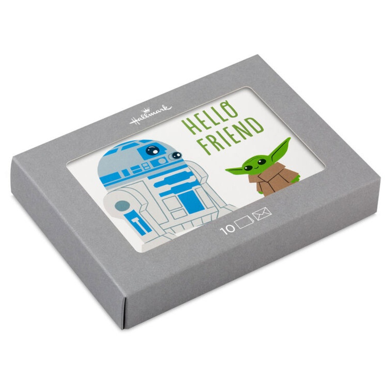 Star Wars: The Mandalorian R2-D2 and Grogu Blank Notes, Pack of 10
