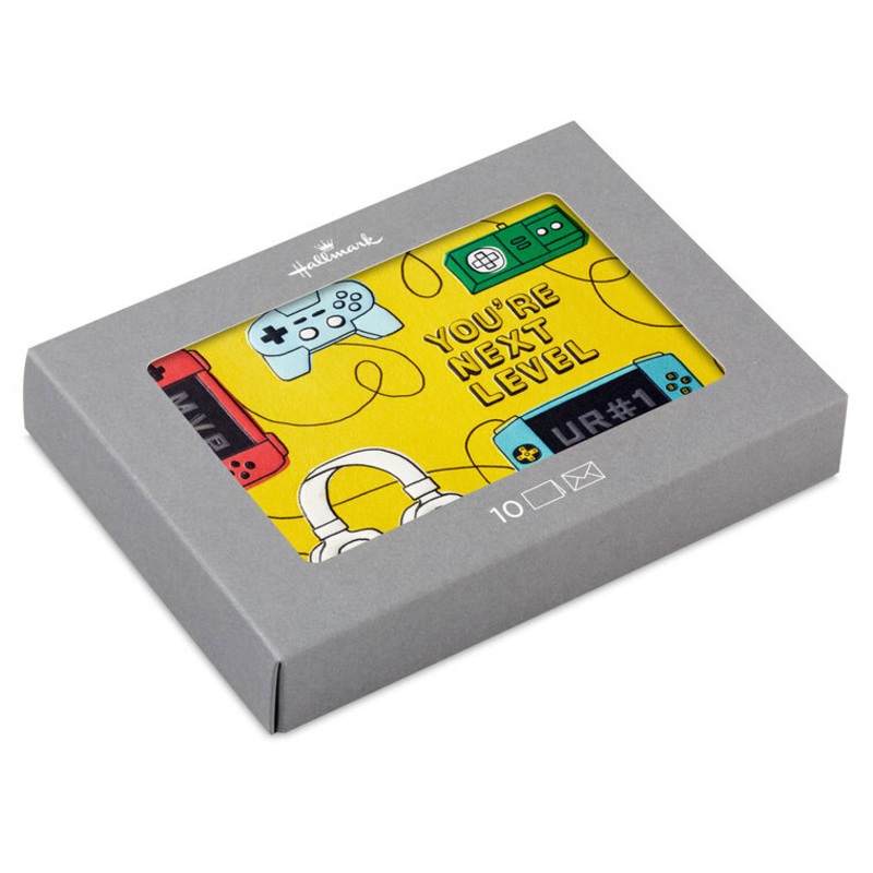 Video Game Controllers Blank Notes, Pack of 10