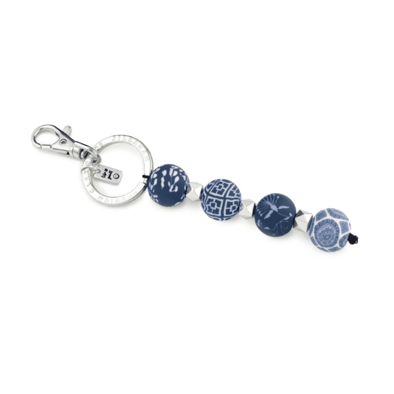 Blue 4-Ball Keychain