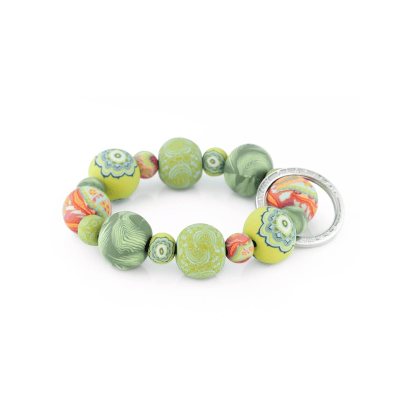 Green Fern Wrist Keychain