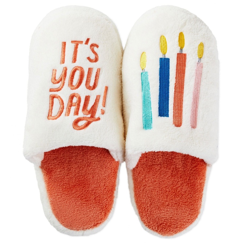 It's You Day Birthday Slippers With Sound, Large/X-Large