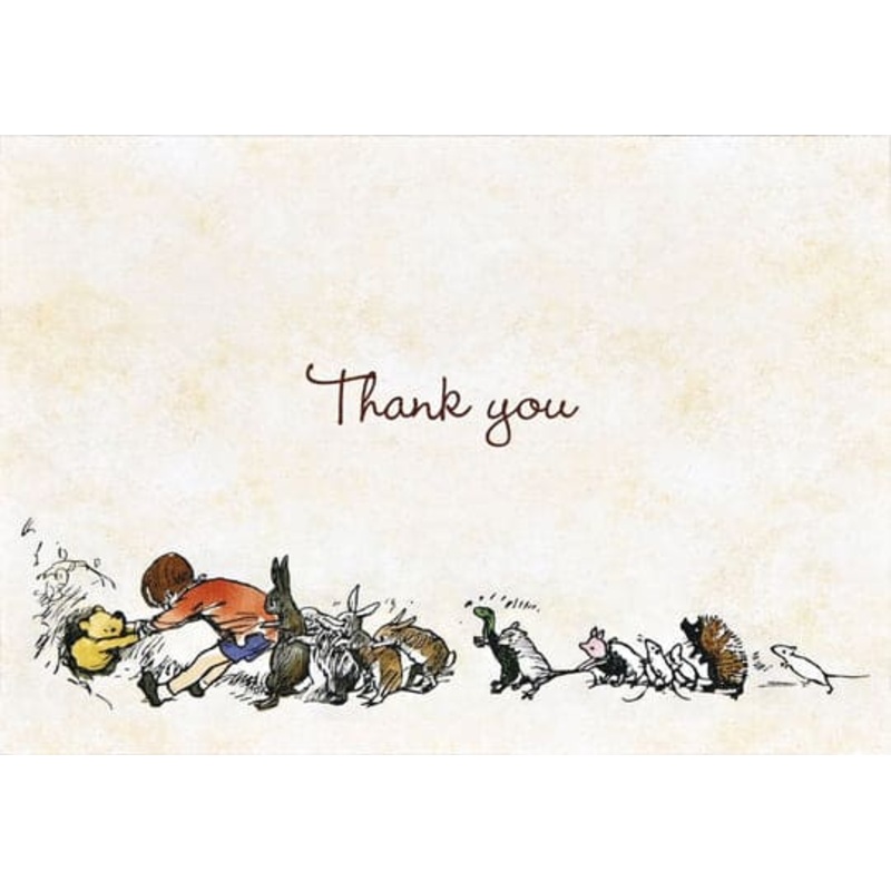 Pooh Bear Thank You Notes