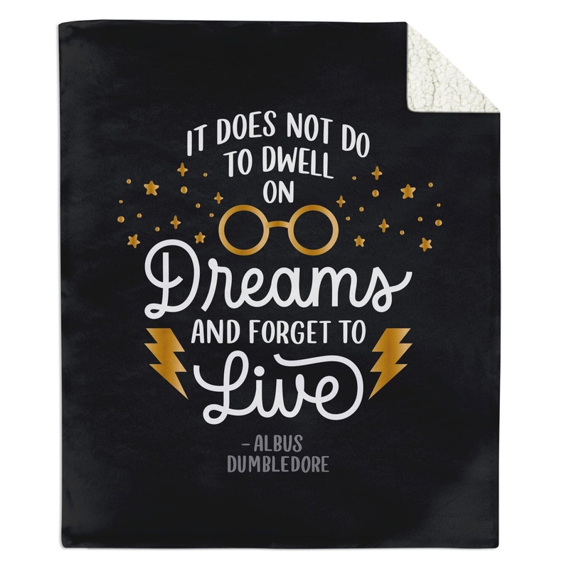 Harry Potter Dwell on Dreams Throw Blanket, 50x60