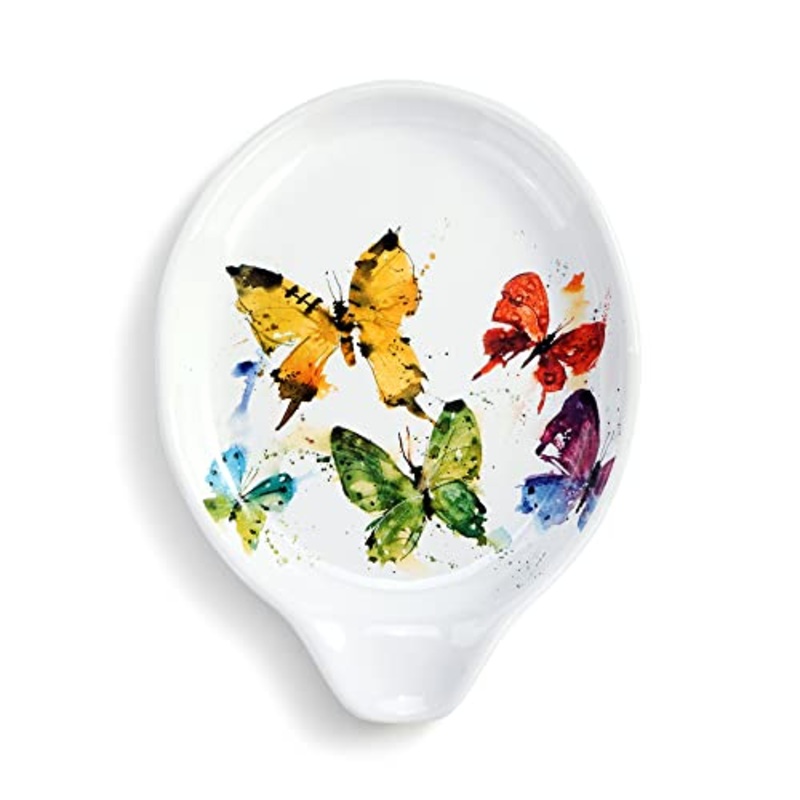 Spoon Rest - Flock of Butterflies