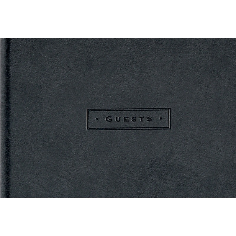 Classic Black Guest Book